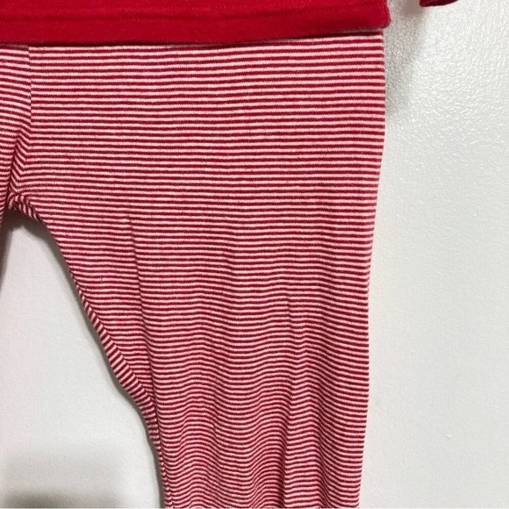 CARTERS Santa Claus Red Suit Pajama Set Red White Girls Size 12